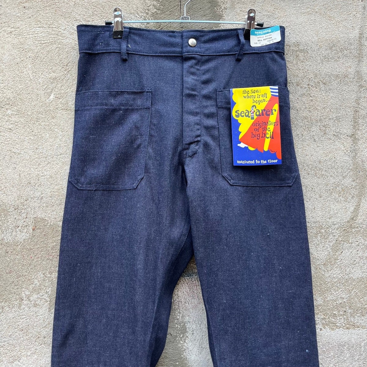 パンツ US NAVY 80s TYPE2 SAILOR FLARE DENIM 80s 米軍 U.S.NAVY ステンシル フレア デニム セーラーパンツ