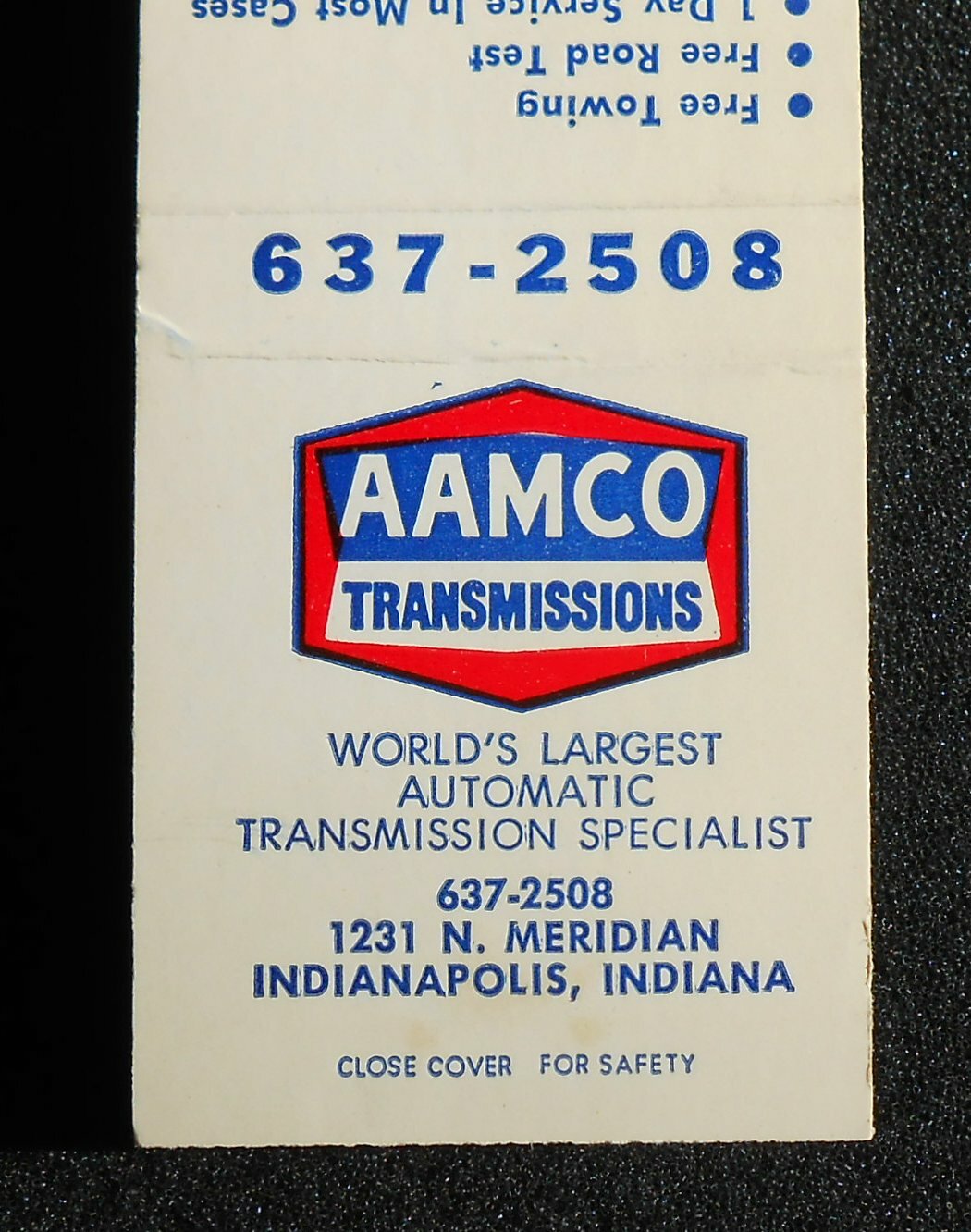 1970s AAMCO Transmissions 1231 N. Meridian Indianapolis IN Marion Co