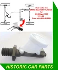 MG Midget 1500 1974–80 - BRAKE MASTER CYLINDER (Plastic Tank) Dual Line