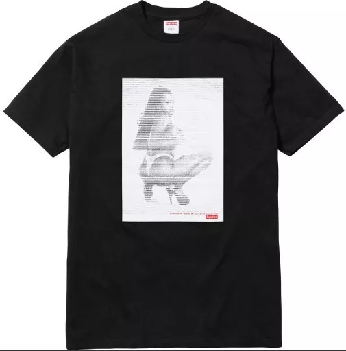 T shirt Supreme Digi Rosa Acosta noir moyen SS17 NEUF DANS SA BOÎTE M