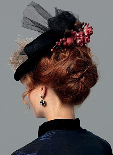 Butterick Patterns 6397 OS, Женские шляпы, Ткань, Многоцветный, 17 x 0,5 x 22 см