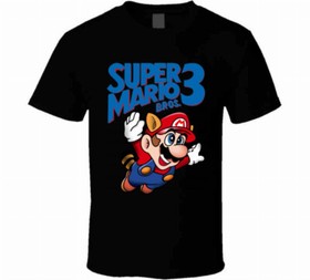 Super Mario Bros. 3 Retro Nes Box Art Video Game T Shirt 