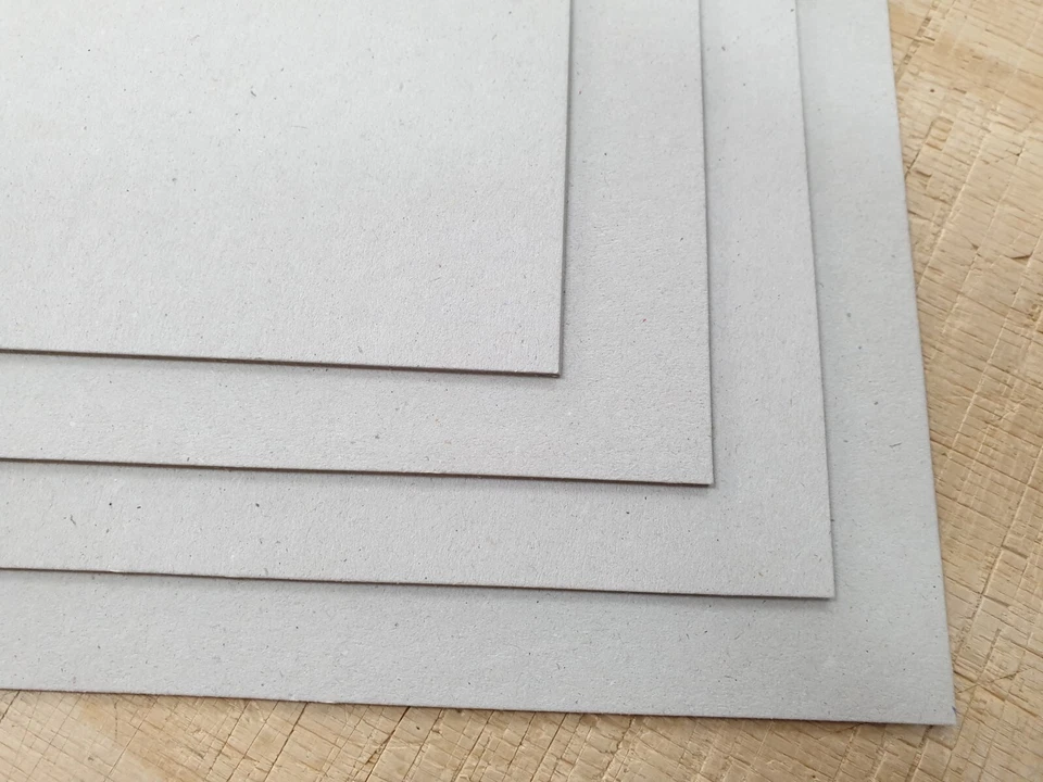 Graupappe Buchbinderpappe Bastelpappe Graukarton A4 A3 SRA3 - 1 mm 2 mm 3mm - Bild 2 von 3