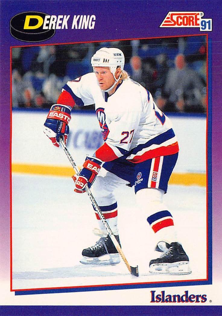 1991-92 Score American #167 Derek King