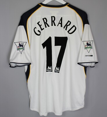 LIVERPOOL 2001/2003 AWAY FOOTBALL SHIRT JERSEY REEBOK SIZE XL