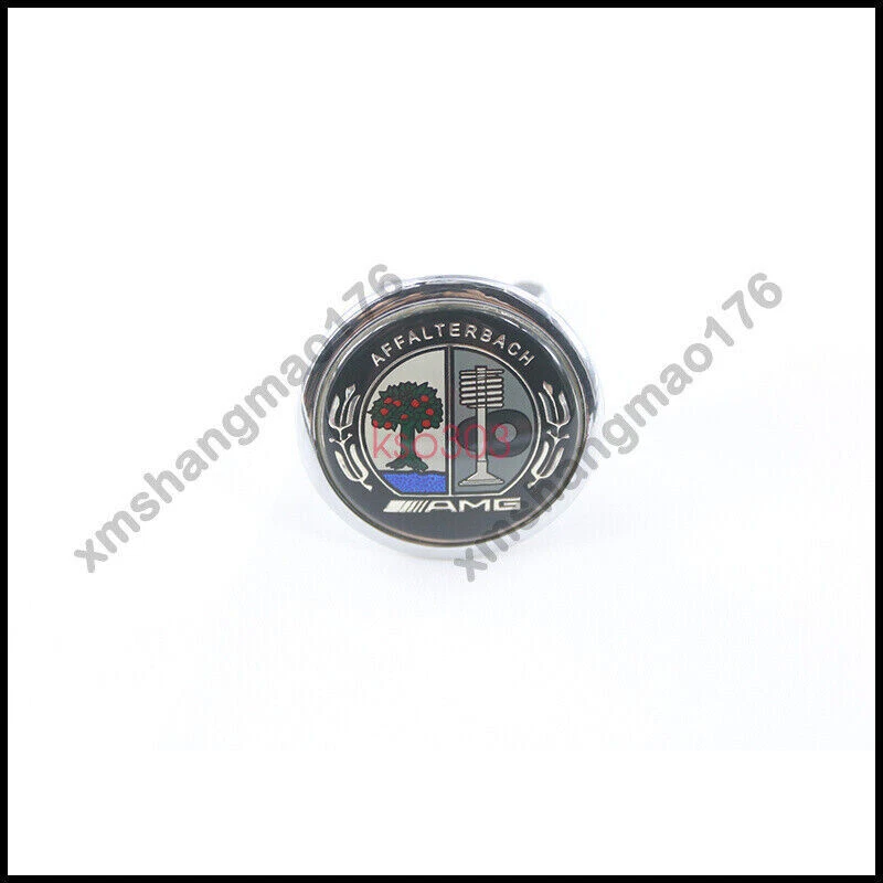 44 mm Affalterbach Frontal AMG Emblema Color Manzano Capucha Plana Insignia Para Mercedes Foto 4 de 4