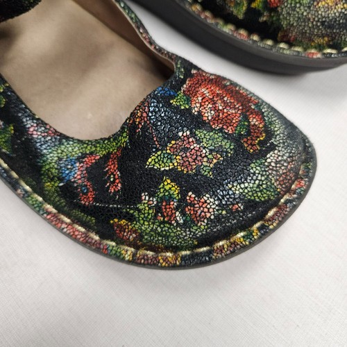 Zapatos Alegria para mujer Paloma Mary Jane EU 39 cuero floral superior y forro - Imagen 2 de 17