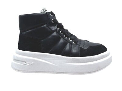 Ash Imagine Womens Platform High Top Sneakers Size 5 Black NWOB $255