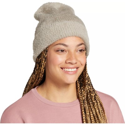 Alpine Design Women's Fuzzy Rib Beanie, Taupe Winter NWT