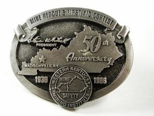 Western kentucky Mining Institute 1 of 1000 Belt Buckle by STONEBRIDGE 111915
