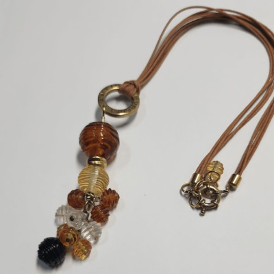 Antic Murrina Elegant Multi-Color Glass Beaded Necklace