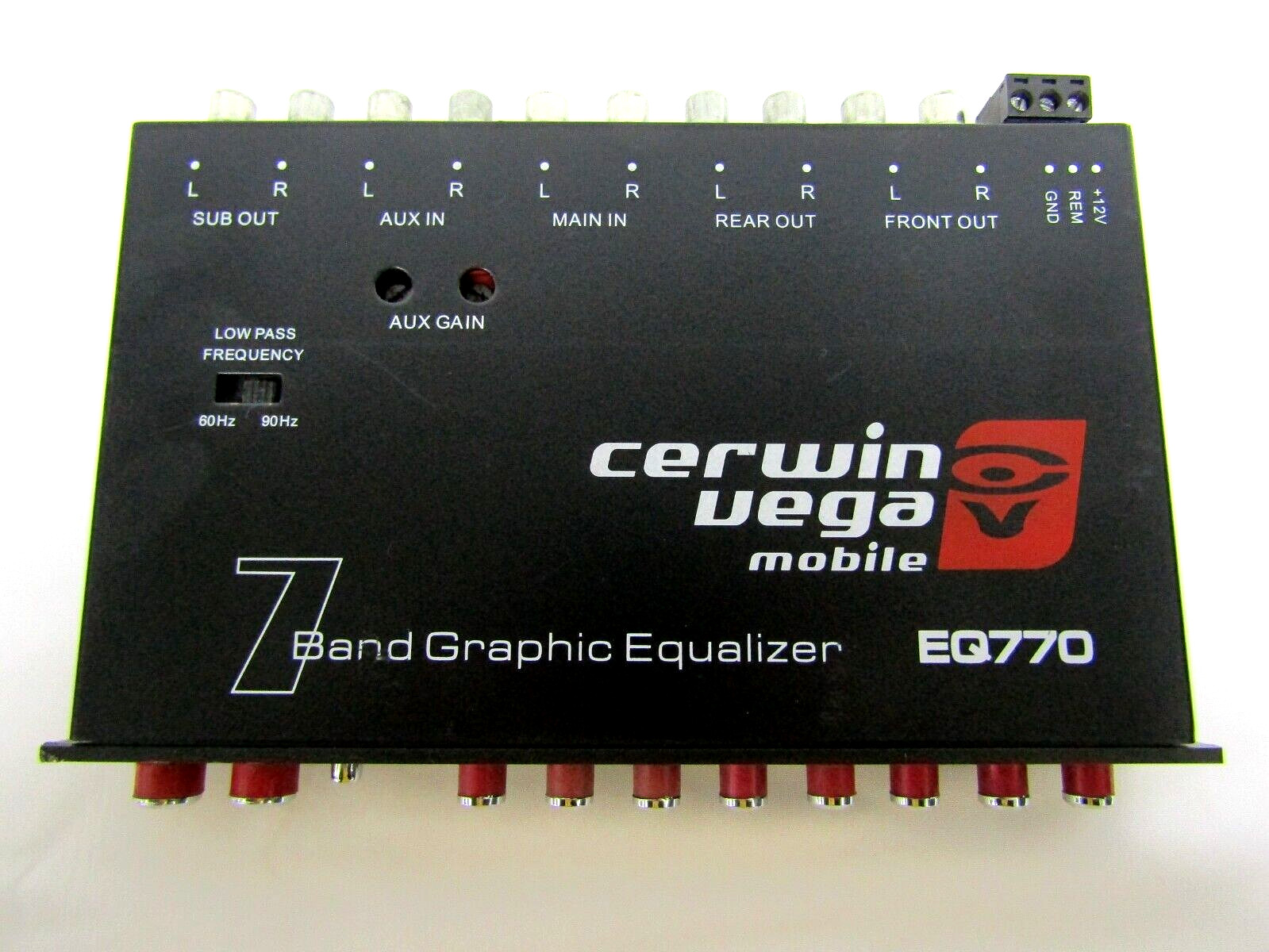 Cerwin Vega EQ770 HED Series 7-Band Parametric Equalizer