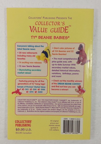 TY BEANIE BABIES SUMMER 1998 EDITION COLLECTOR'S VALUE GUIDE - Picture 3 of 4