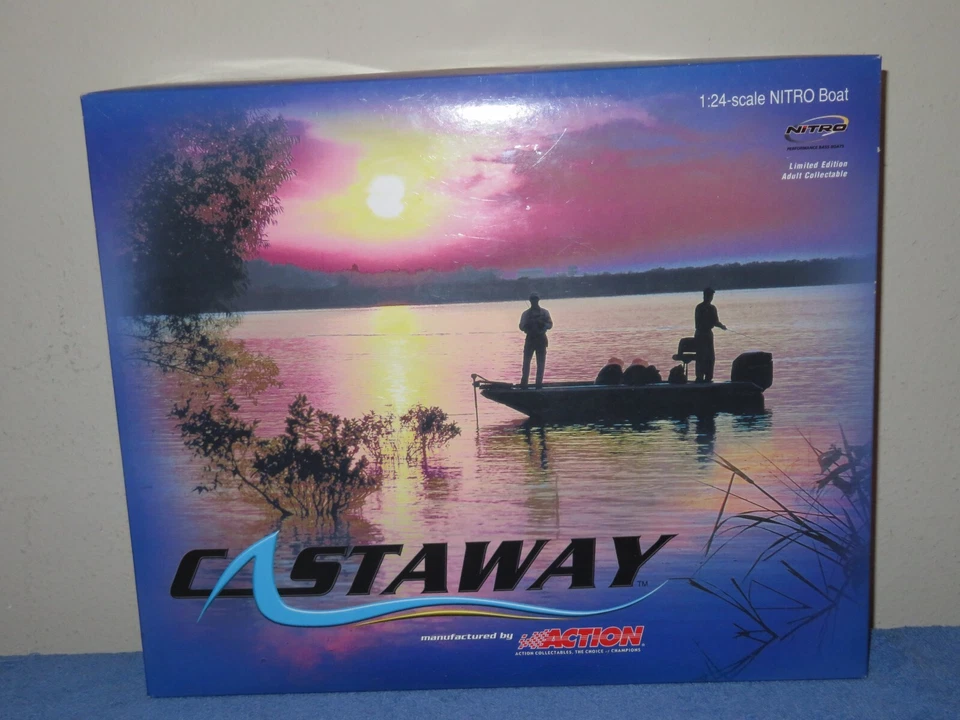 #3 GOODWRENCH BASS DALE EARNHARDT 2003 NITRO BOAT & TRAILER ACTION 1:24 5981 LE - Image 2 of 4