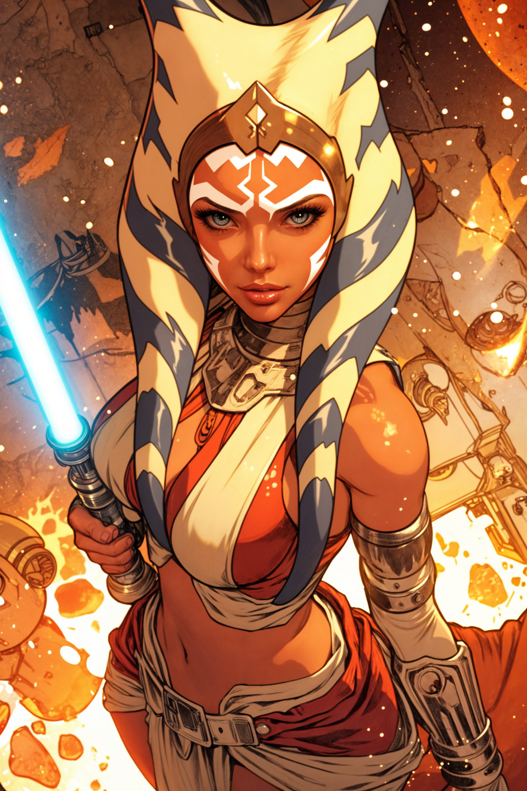 AHSOKA TANO III Fine Art Print 13x19 Limited Edition 1 of 30 Star Wars Clone