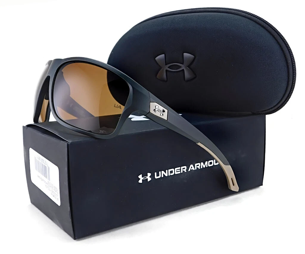 Locura arcilla antártico Under Armour BATTLE POLARIZED Tactical Z87+ Sunglasses | Mt Baroque / Brown  Lens | eBay