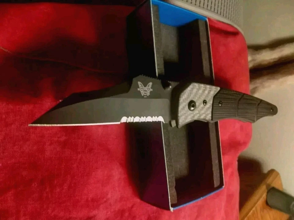 ✨RARE✨  Benchmade🦋425SBK 💥GRAVITATOR💥(CFIBER/G10/154cm Titanium) NEW! 🎁 - Image 4 of 4