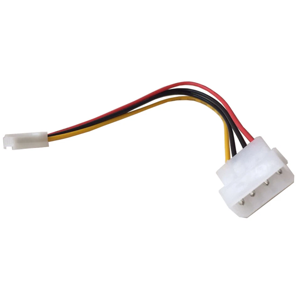 Q02 Floppy FDD Strom Adapter 4pin Molex auf 4pin Floppy IDE zu Floppy Stromkabel - Bild 3 von 4