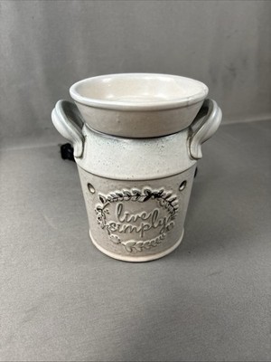 Scentsy LIVE SIMPLY Full Size Electric Wax Warmer Farmhouse Cottage Country Jug