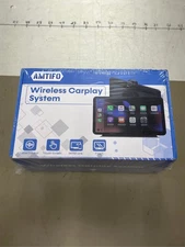 AMTIFO 7'' Wireless Apple CarPlay Screen - Plug & Play Portable CarPlay & Androi