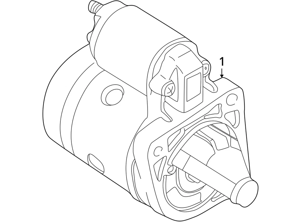 Motor de arranque de coche Kia Sephia 1995-2001 OEM TRJT4 Foto 4 de 4