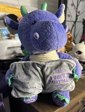 Cuddle Barn Dalton the Dragon Plush Battery Operated A Book of Fairy Tales Toy