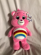 Care Bears, Pink, Cheer Bear 9 inch Care Bears Plush New with Tags