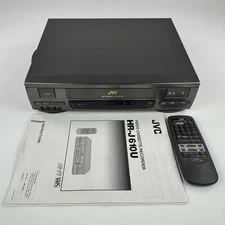 JVC Video Cassette Recorder HR-J610U Hi-Spec Drive DA 4 Head VCR VHS Player Home