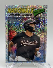 2026 Topps Heritage - James Wood #295 Silver Sparkle Refractor, Nationals