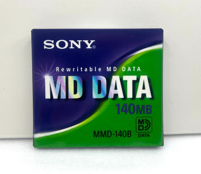 Sony wiederbeschreibbare MD DATA 140MB Minidisc für Daten MMD-140B aus Japan