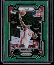 2023-24 Panini Prizm #286 Adama Sanogo Prizms Green