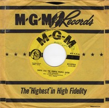 Sheb Wooley &ndash; Santa And The Purple People Eater 1958 MGM Rock  VG Plays Clean