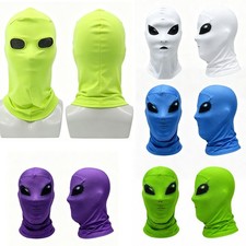 Máscara extraterrestre de fiesta de pasamontañas para adultos cara completa ciclismo capucha juegos con disfraces