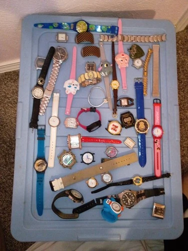 Vintage Watch Lot Various Brands Nice Lot W Silver