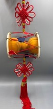 Traditional Korean Percussion Hand Drum Ornament Hanging Decor