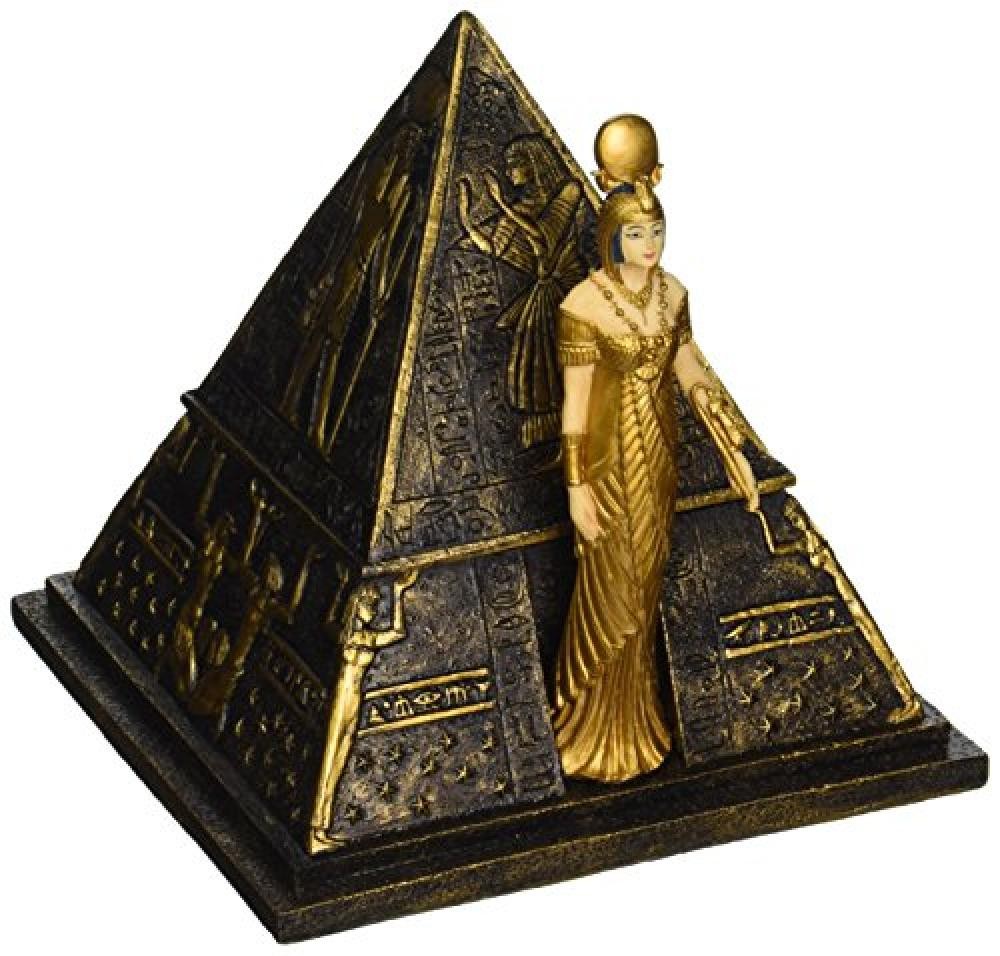 Regalo Originale Egizio: Portagioie Iside Piramide Design Toscano