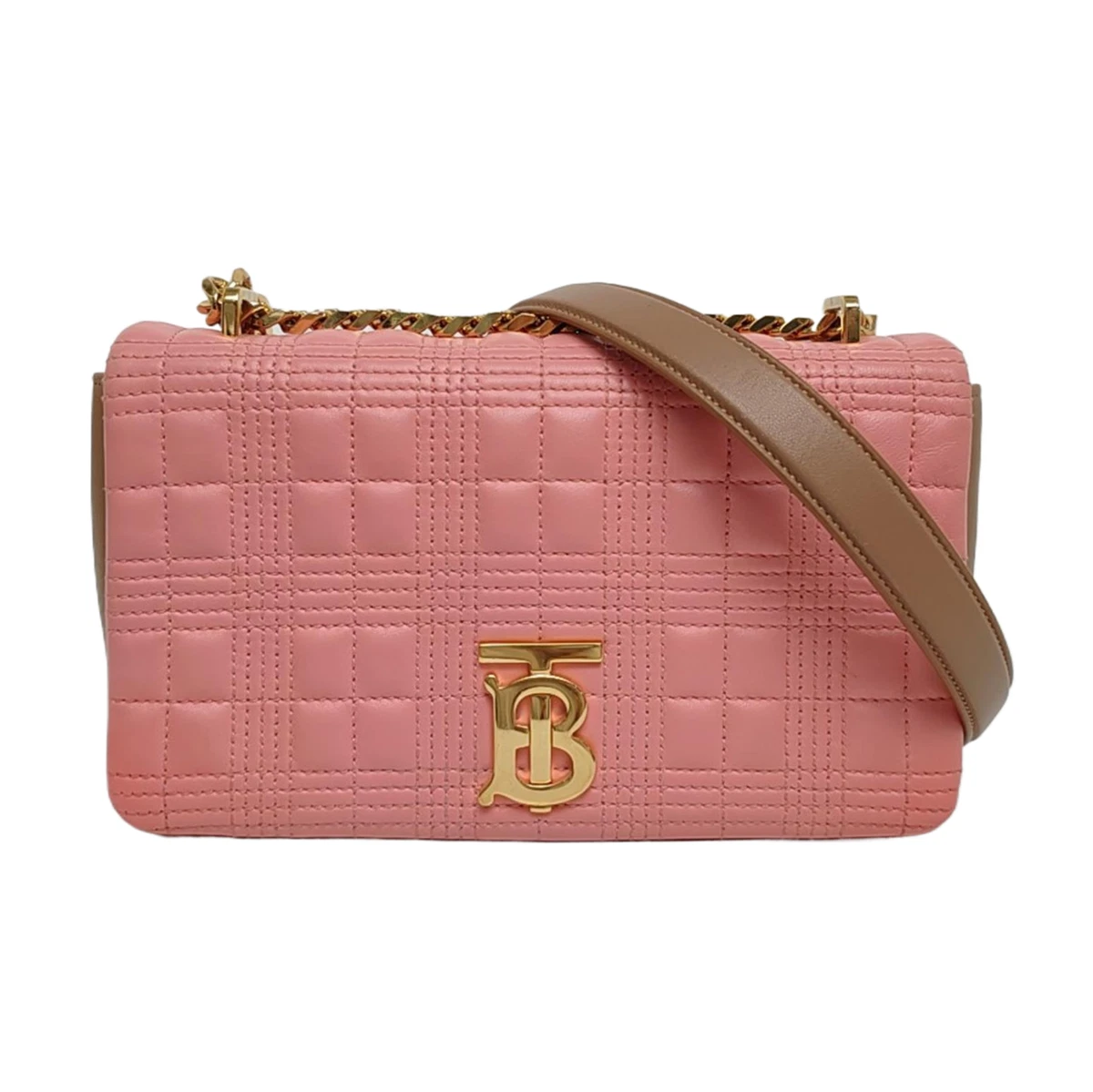 BURBERRY Lola Crossbody bags Suede Pink Free Shipping | Duties