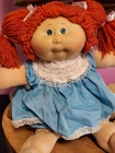 Vintage 1984 Cabbage Patch Kids Girl Red Hair and Green Eyes W/Birth Certificate