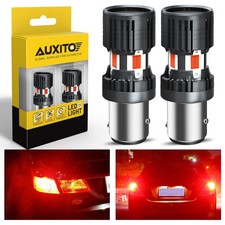1157 Led Brake Stop Tail Light Bulbs 2357 7528 2057 Bay15d Pure Red Super Bright