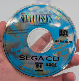 Ecco the Dolphin + Sega Arcade Classics Not For Resale (Sega CD) - Tested