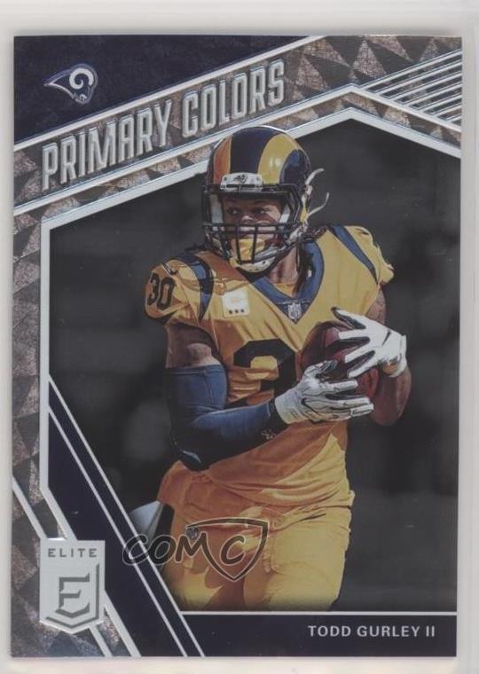 2019 Panini Donruss Elite Primary Colors /299 Todd Gurley II #PC-8 06v4