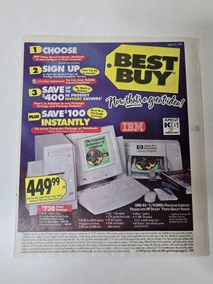 Vintage Best Buy August 15 1999 Catalog Sega Dreamcast Preorder 9/9/99 N64