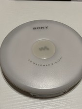 Sony Walkman Portable CD Player D-EJ001 White - For Parts/Repairs AS IS
