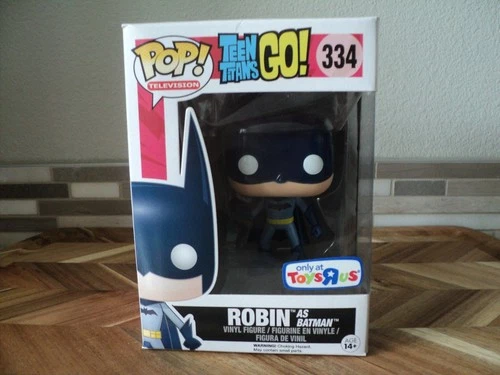 Funko Pop Television! Teen Titans Go Robin As Batman # 334 Toys R Us