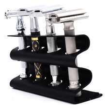 Parker Safety Razor Parker Double Edge Razor Stand Solid Brass Black Finish