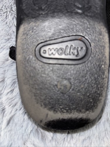 Wolky Damen-Sandale Juwel schwarz strukturiert glänzend Schuhgröße 41/10 gebraucht, in einwandfreiem Zustand - Bild 4 von 5