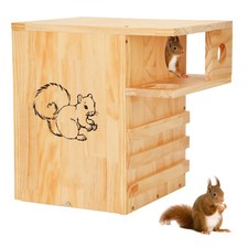 Extra Large Squirrel House for Outside with Stand  Predator Proof, Large Squ...