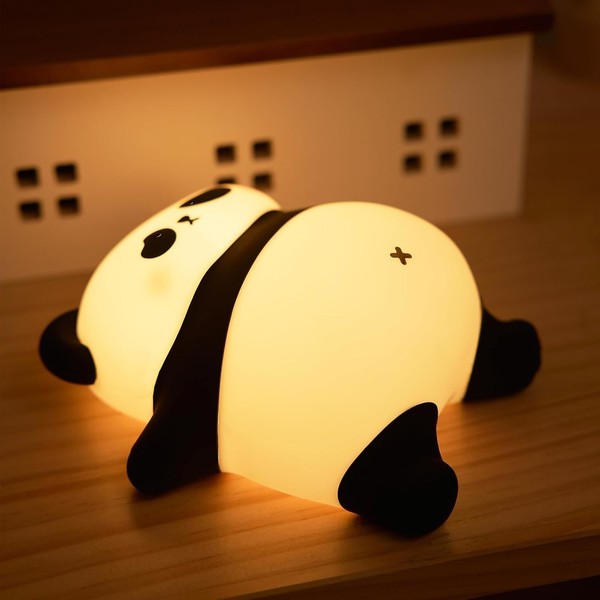 Nachtlicht Panda Silikon Dimmbar Mit Timer 1200Mah Wiederaufladbar FüR Kinder-image