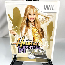 Hannah Montana Spotlight World Tour - Nintendo Wii - Hollywood Video Cover Art