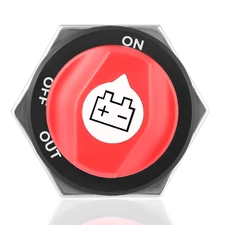 Battery Isolator Switch 200A Disconnect Power Cut Off Kill for Car Boat RV-Truck